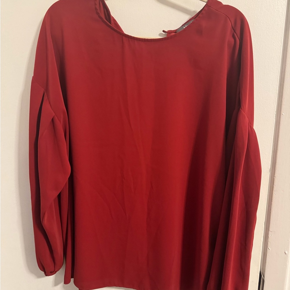 Martha Stewart
Woven Blouse with Blouson Sleeves
